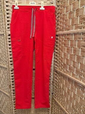 FIGS Women XS POP Red Yola Pants